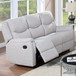 Modern Contemporary Style Recliner Sofa With Plush Armrest And Headrest