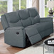 Modern Contemporary Style Recliner Sofa With Plush Armrest And Headrest