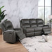 Modern Living Room Set With Square Armrest, Cushion Backrest