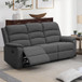 Modern Living Room Set With Manual Recliner