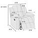 Modern Living Room Set, Reclining Mechanism