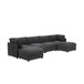 Modern Reversible Modular Sectional