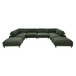 Modern Modular Sectional With Adjustable Back Support