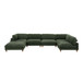 Modern Modular Sectional With Adjustable Back Support