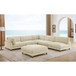 Modern Modular Sectional With Adjustable Back Support