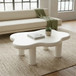 Cloud Shaped Coffee Table With 4 Round Legs