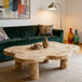 Cloud Shaped Coffee Table With 4 Round Legs