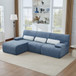 Oversized Sectional Sofa, Living Room Seating With Modular Design