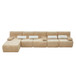 Oversized Sectional Sofa, Living Room Seating With Modular Design