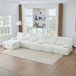 Oversized Sectional Sofa, Living Room Seating With Modular Design