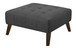 Square Ottoman - Gray