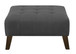 Square Ottoman - Gray