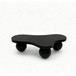 Cloud Shaped Coffee Table & 3 Ball Legs For Living Room - Black