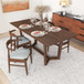Marina - Dining Table And 4 Side Chairs - Oak