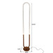Zeon - LED Floor Lamp, 110 - 120V - Bronze