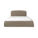 Joan - King Storage Bed - Light Taupe
