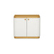 Simone - Nightstand - Cream / White / Light Brown
