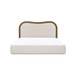 Camilla - Queen Bed - Oat / White / Beige