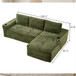 Cloud Sectional Couch, Modular Sectional Sofa With Deep Seat, Boneless Couches With L-Shape Chaise For Living Room - Green