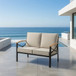 Outdoor Loveseat With Washable Cushions