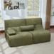 Modern Sectional Loveseat With Ergonomic Design