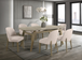 Adriana Porcelain Table 7PC Dining Set by Happy Homes