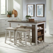 Jeremy Two-Tone 5PC Dining Set 942 by Happy Homes