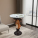 Deer Head Accent Table, Animal Statue For Living Room - Brown
