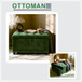 Square Tufted Storage Ottoman With Nailhead Trim