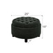 Storage Round Footstool Table Ottoman