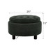 Storage Round Footstool Table Ottoman