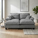 Modular Sectional Sofa With Movable Ottoman & Pillows