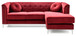 Soft y Micro Suede Sofa Chaise