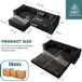 3-In-1 Convertible Sleeper Sofa With Movable Ottoman For Living Room