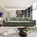4 Seat Sofa, Deep Seat Couches With Soft Pillows