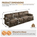 Luxuriously Comfortable Cloud Couch Sofa With Elegant Rolled Arms & Pleated Skirt Design