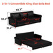 Chesterfield Sofa & Pull Out Bed