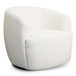 Mina - Swivel Chair - White