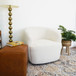 Mina - Swivel Chair - White