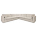 Townes - Classic L Modular Sectional - Flecked Ecru