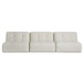 Sunseeker - 3 Piece Outdoor Sofa - Brown Stripe