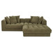 Davie - Nook Modular Sectional - Olive