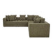 Davie - Classic L Modular Sectional - Olive