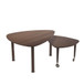 360 Degree Rotatable Coffee Table With Solid Legs