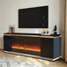 Riva Fireplace with Multicolor Flame