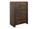 Raramuri - 5 Drawer Chest - Dark Brown
