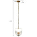 Garnet - Pendant Lamp - Transparent