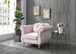 Chic Transitional Flared Arm Chair