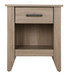 Roller Drawer Glides Nightstand