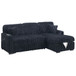 Convertible Sectional Upholstered Sleeper Sofa With Storage Chaise